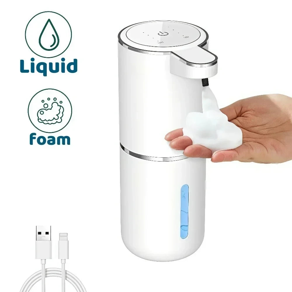 Dispensador Automático de Jabón en Espuma | Sin Contacto & Recargable